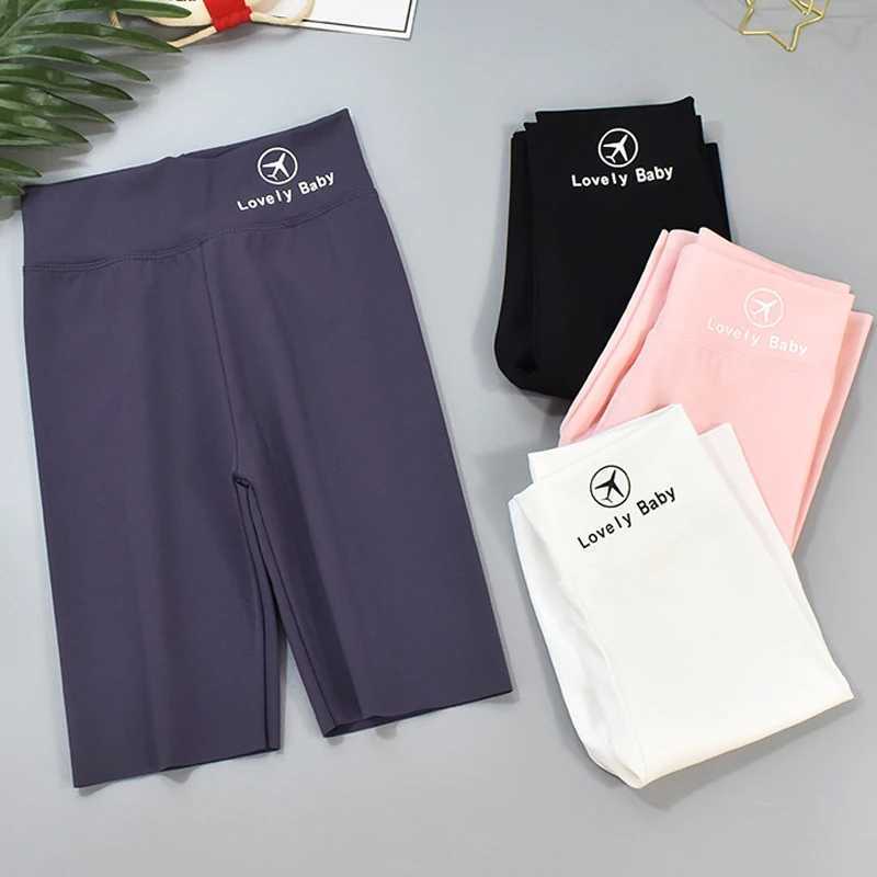 Girls aged 3-12 knee length childrens pants summer candy color Trouser childrens shorts teenage girls calves W240813