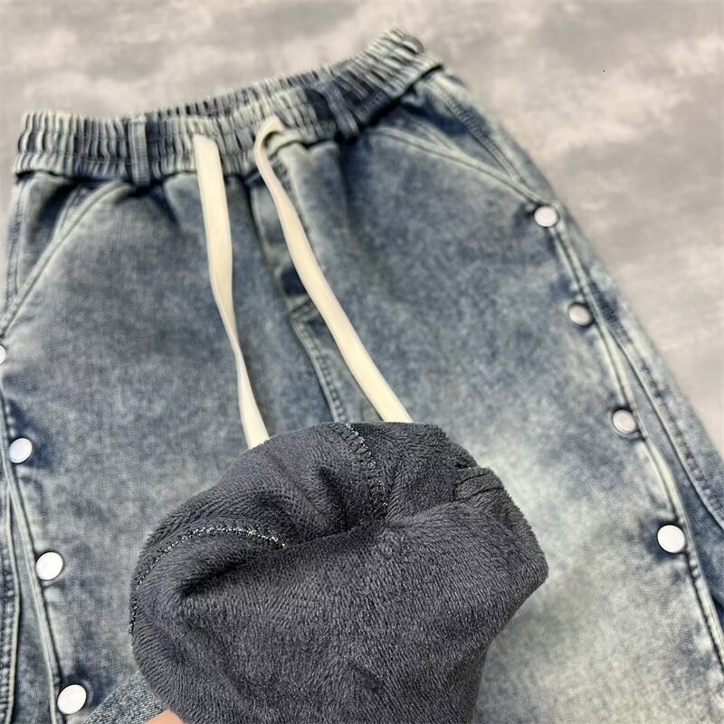698 American summer jeans men's cropped versatile design trendy fashion slim casual pants