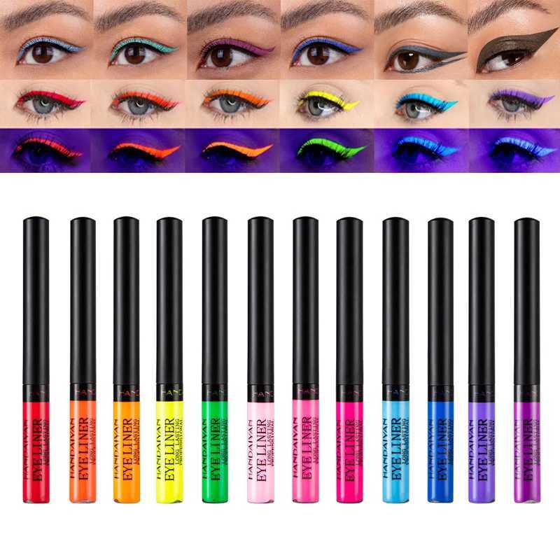 Colorful Eyeliner Pen Eyes Makeup Waterproof Liquid Eye Liner Pencil 24 Colors Optional Make up Cosmetics Long-lasting Matte Pen Y240813