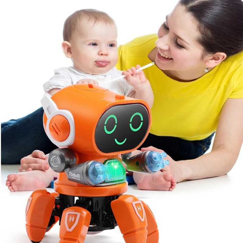 Smart Robot For Children Emo Robot Dancing Robot Pet Octopus Robot Educational Interactive Toys Boys Girls Kids Gift Digital Pet Y240814