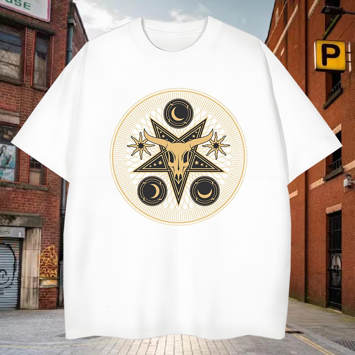 Classic T shirt Short Sleeve Soft Street Casual Custom Anime 230g Pure Cotton Men Clothes T-Shirt Brand Wear