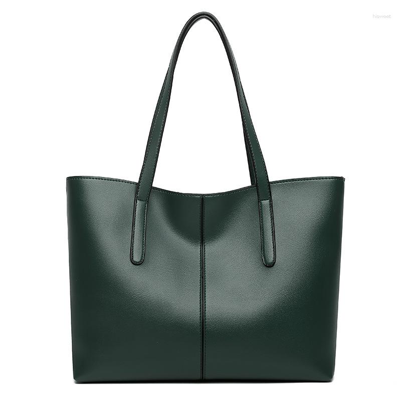 Shoulder Bags Foreign Trade Handbag Large Capacity Women's Bag Soft Leather Texture Tote Simple Retro Wholesale