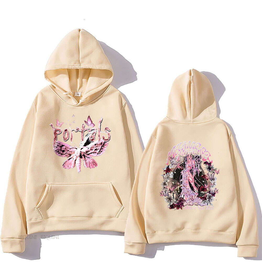 Melanie Martinez Portals Tour Hoodies Women Double Sided Printing Sweatshirts Popular Graphic Tops Casual Loose Soft Pullovers