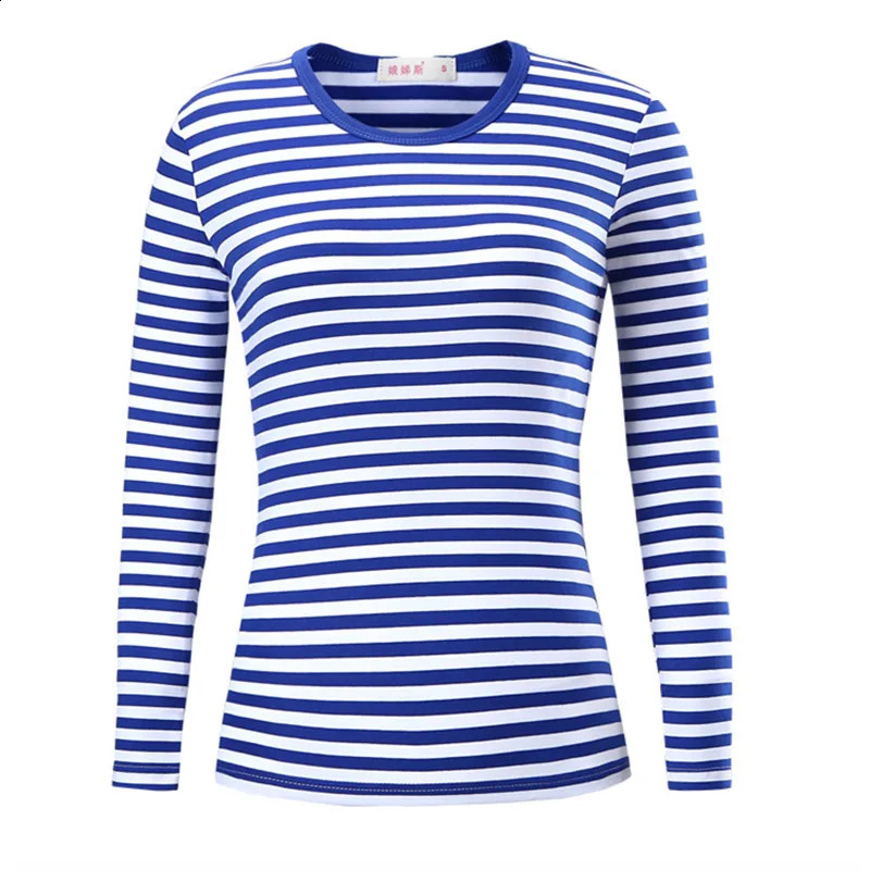 Men T-Shirt For Men Clothing Harajuku Womens t-shirt Slim Fit Cotton Stripe Long Sleeve Shirt Plus Size Fashion T-Shirts T01 240814