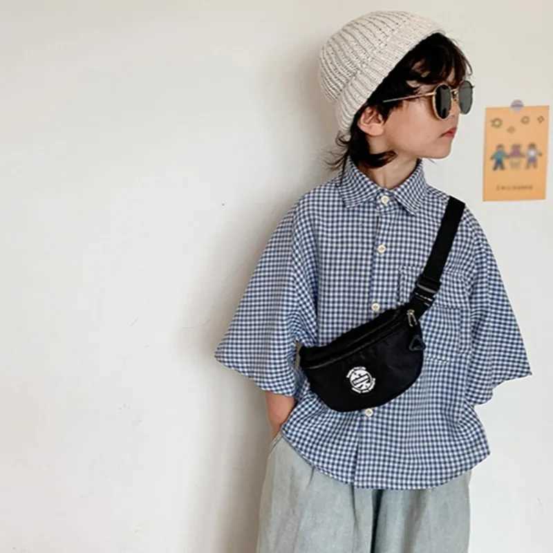Childrens bag Fashion baby waist bag Childrens girl boy Childrens waist bag Shoulder strap bag Mini coin wallet Mobile phone bag W240813