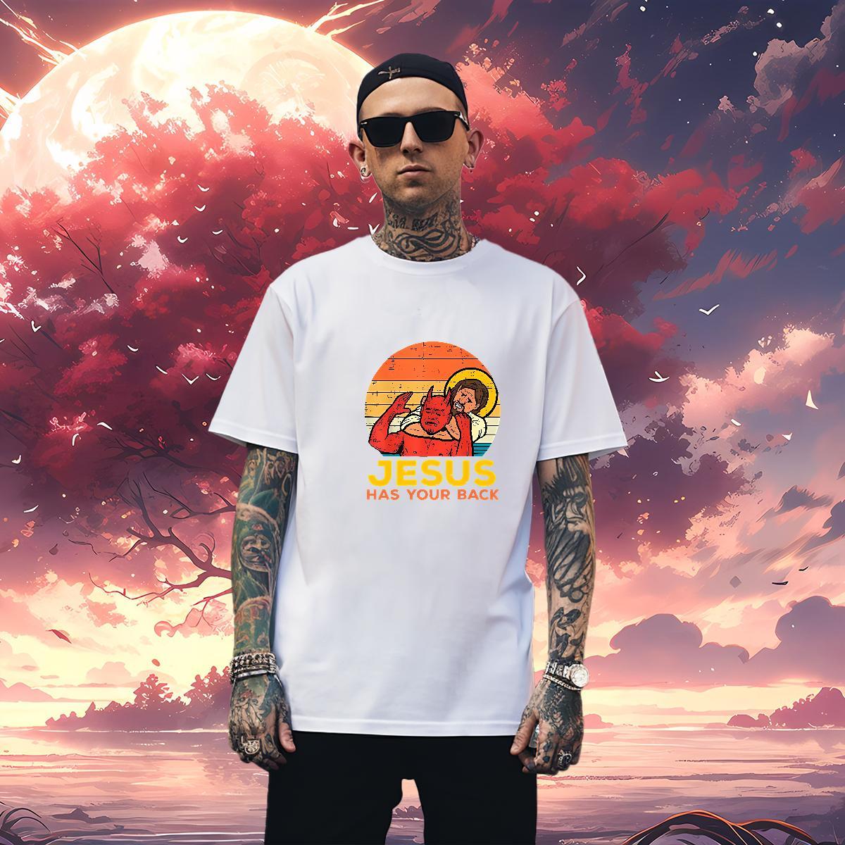 TOP Quality letter T Shirt For Man Daily Outfit Men Tshirts 230g Cotton New Arrival Crew Neck Breathable White Plus Size Clothes