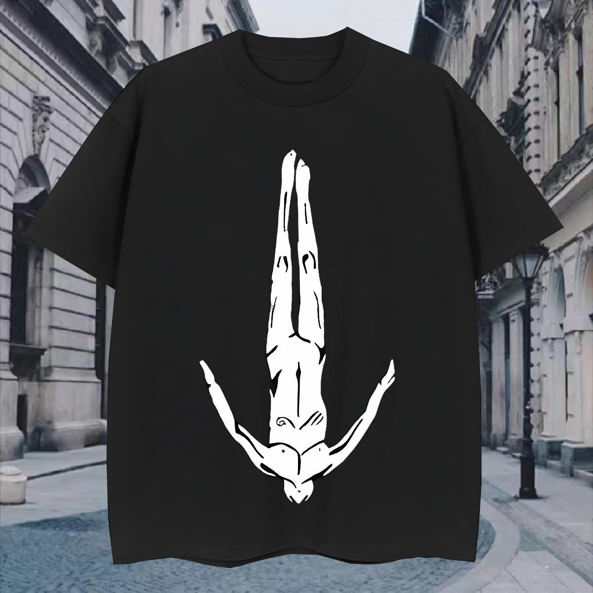 T-Shirts 230g Cotton character Anime Printing Street Crew Neck Breathable Cartoon Printing L-4XL Men Tops Tees DIY Unisex Tee Shirt
