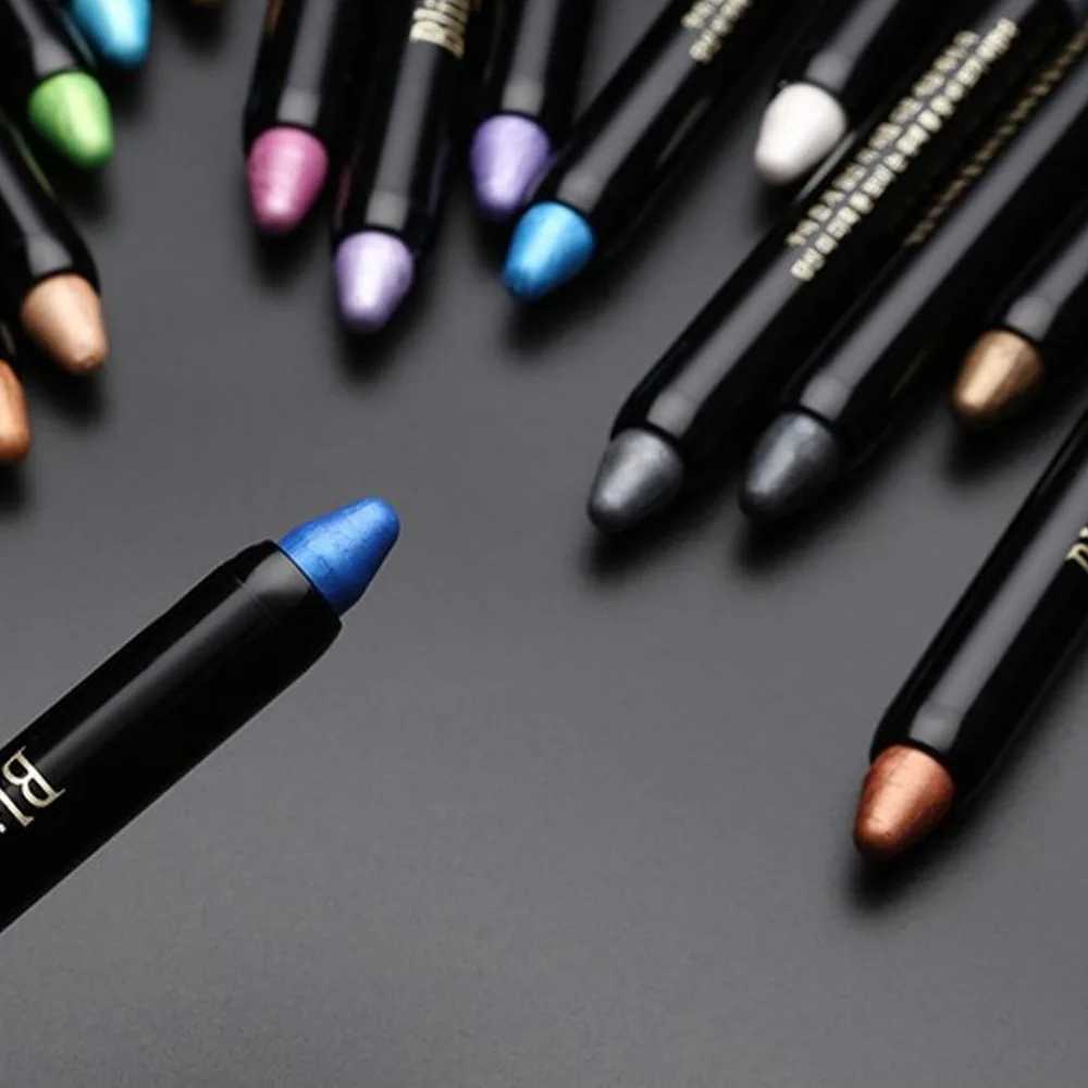 New 1PCS Beauty 15 Different Colors Highlighter Eyeshadow Pencil Cosmetic Glitter Eye Shadow Eyeliner Pen for Women#278651 Y240813