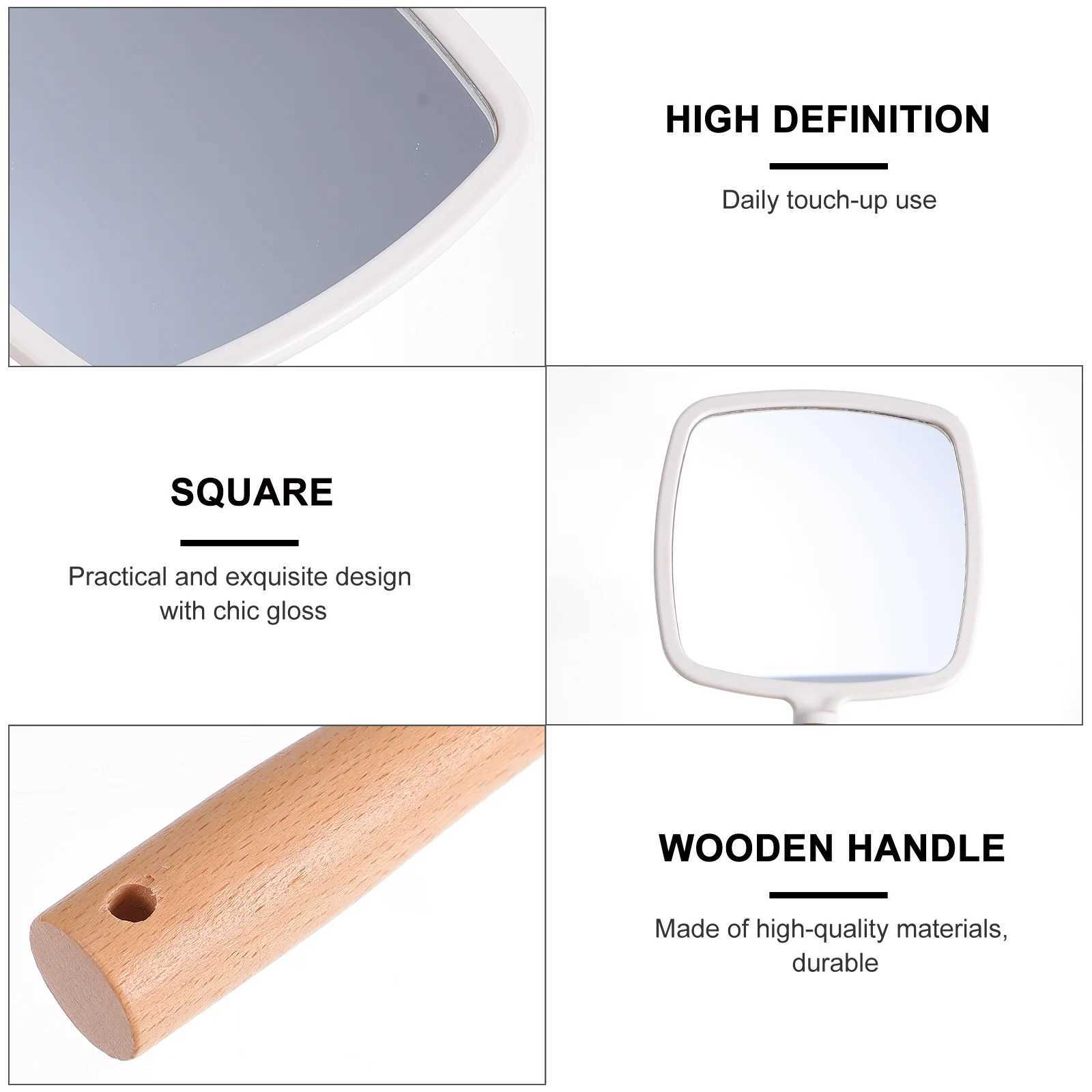 Handheld Mirror Makeup Artist Makeup Handheld European Style Mens Travel W240813