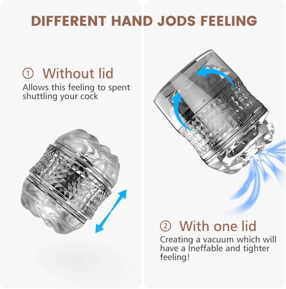 Manual suction of male adult sex toys, massager, open male genital pocket cover, men's cup, pleasure pocket