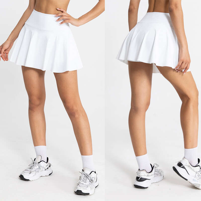 VITALINOVO Pleated Tennis for Women Pockets High Waisted Athletic Skirts with Shorts 2 in 1 Gym Workout Golf Skorts