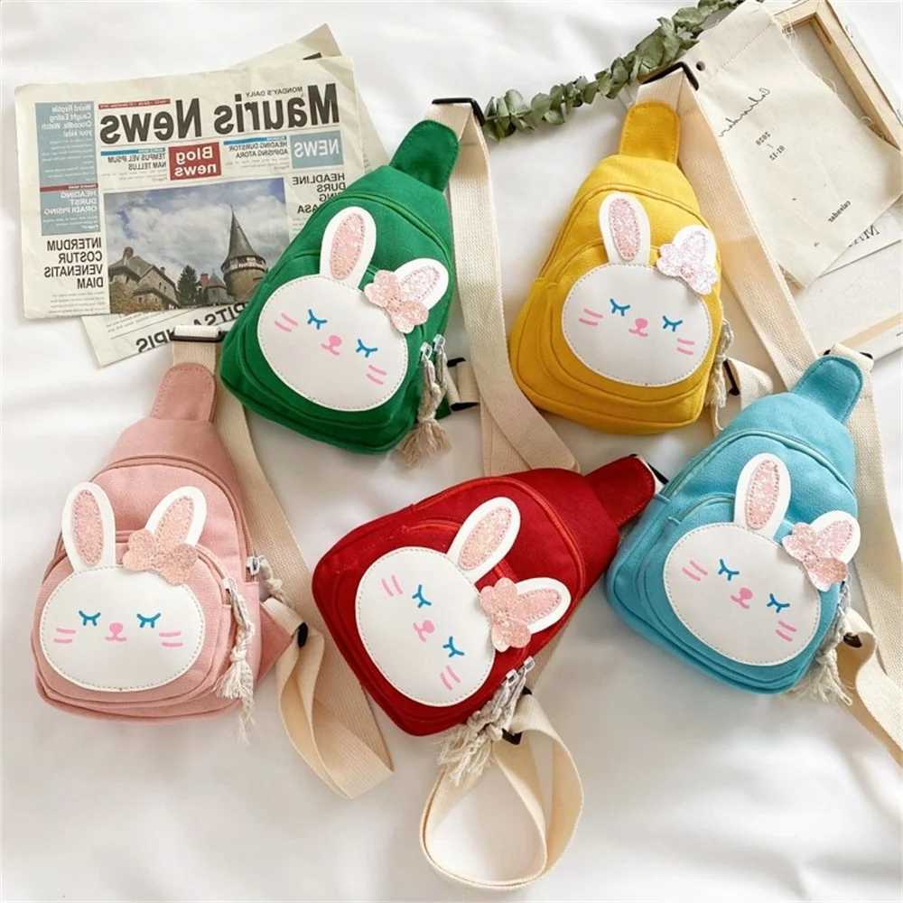Rabbit Crossbody Bag for Boys and Girls Chest and Waist Bag Outdoor Fashion Personalized Childrens Small Backpack W240813
