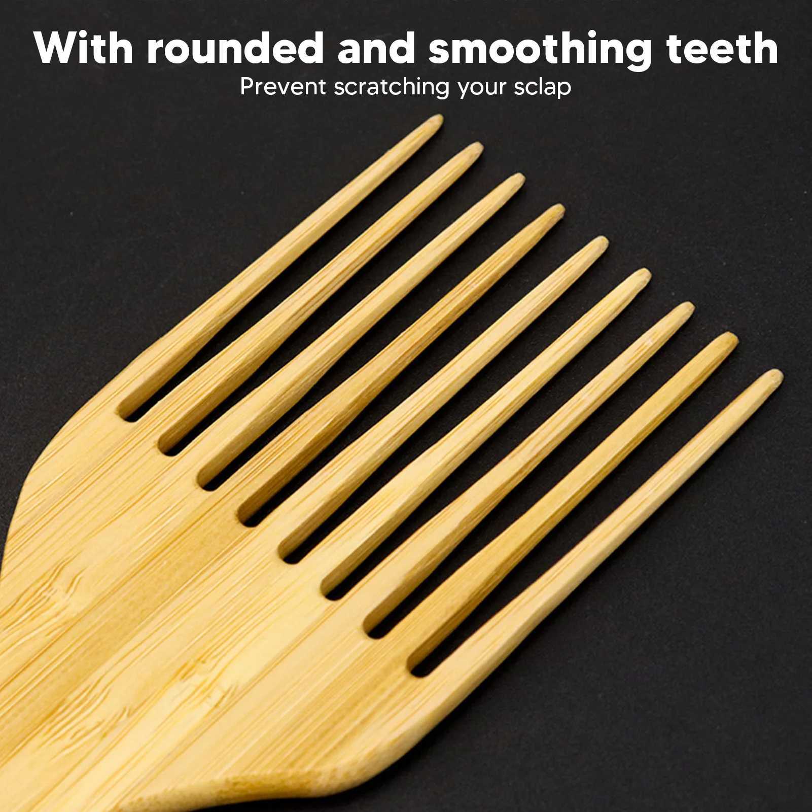 African hair comb African hair comb African hair comb wide tooth comb massage wig braided hair styling comb suitable for salon use W240813