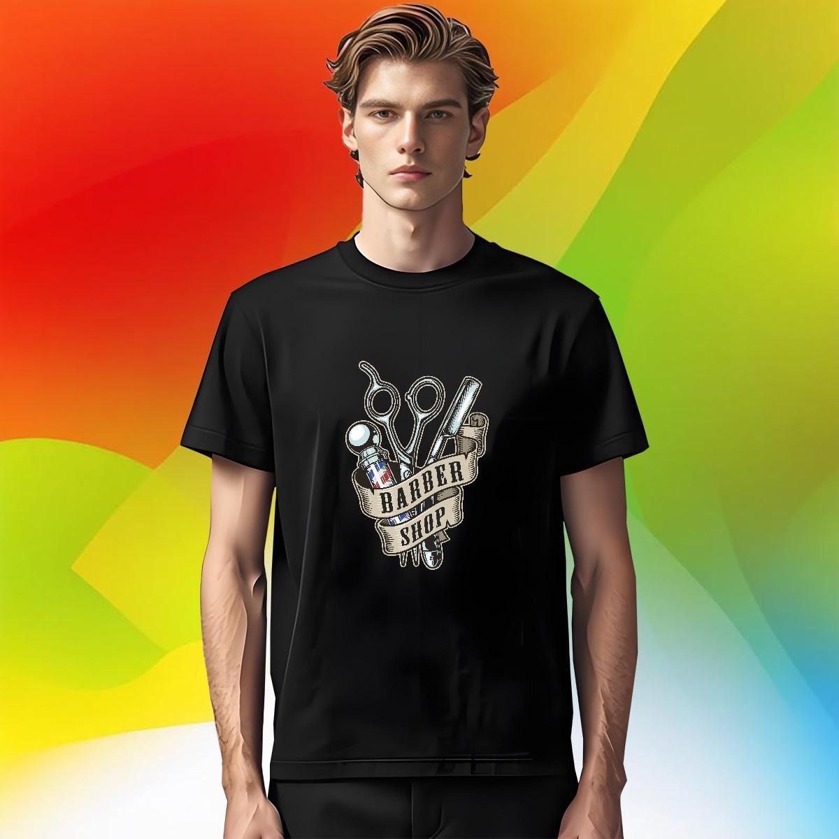 High Quality tool T shirt Anime Printing Street Men Clothes T-Shirt 230g 100% Cotton Customized Round Neck Short Sleeve DIY Logo Oversized Top Tees