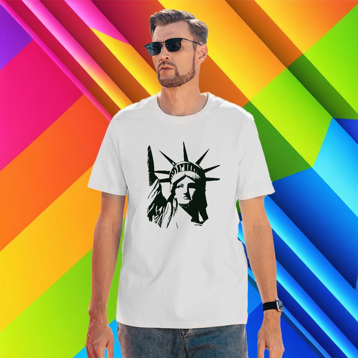 T shirt 100% Cotton 230g portrait Sport Breathable Crew Neck Plus Size Custom Couples T Shirts New Designer Wholesale Clothes