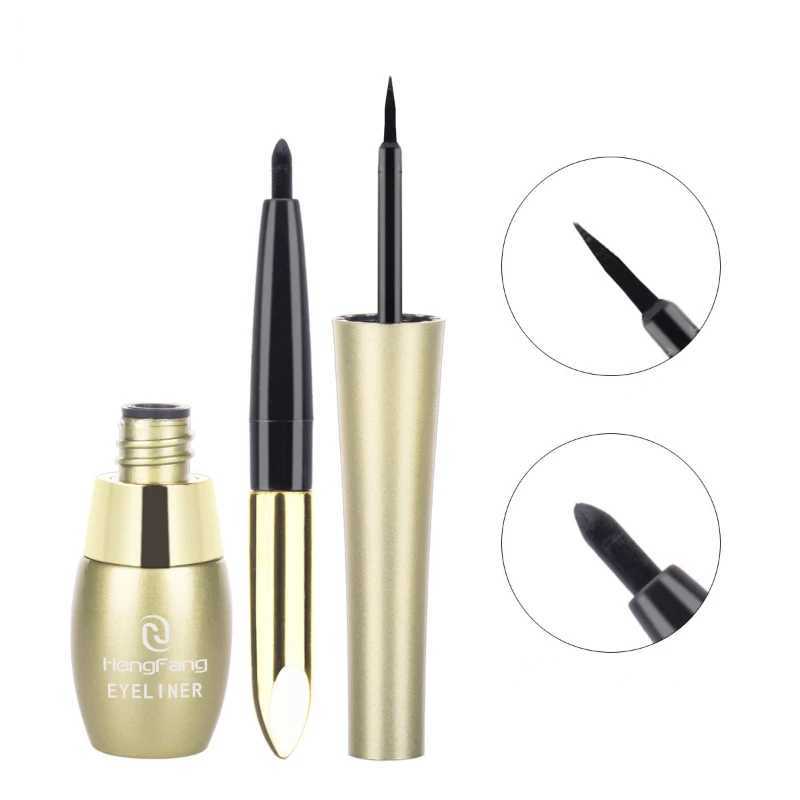 Black Quick-drying Eyeliner 2 in 1 Waterproof Eyeliner Eyebrow pencil Long Lasting Smooth Pencil Not Blooming EyeMakeup Cosmetic Y240813