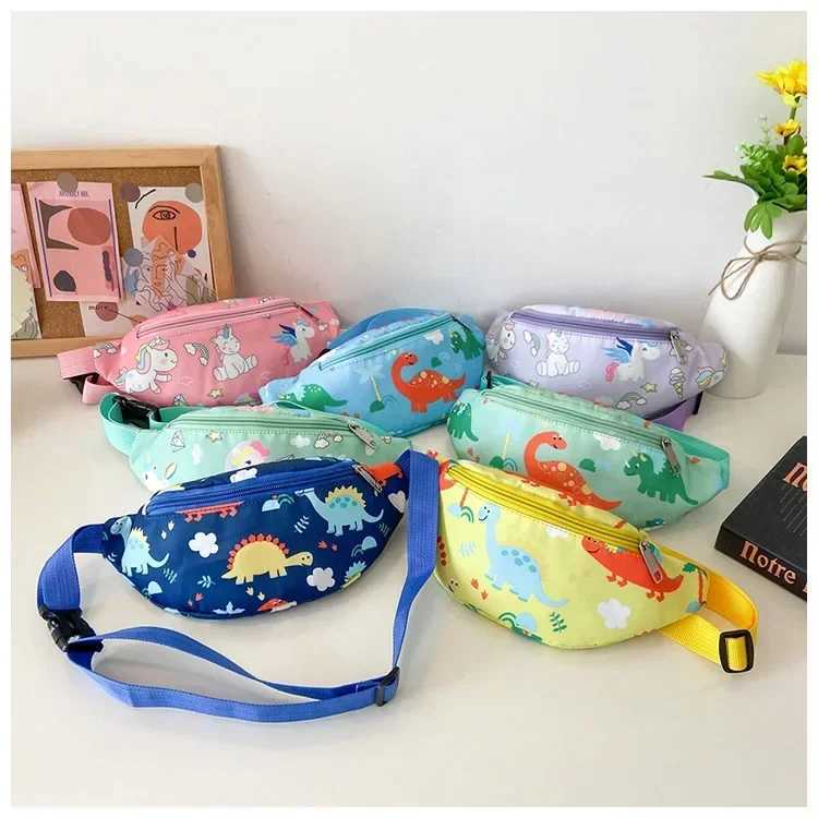 Waist bag childrens mens Fanny bag travel ten font fashionable childrens shoulder strap Bum bag girls and boys sports chest bag W240813
