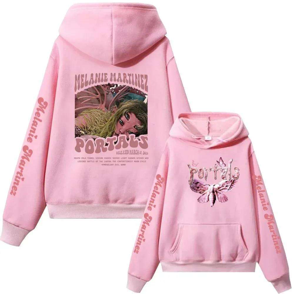 2024 Hot Men Women Fashion Melanie Martinez Portals Hoodies Pullovers Unisex Hip Hop Streetwear Long Sleeves Fleece Sweatshirts