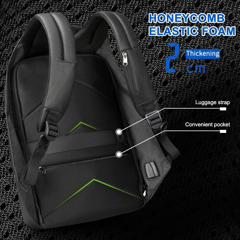 warranty mens backpack 156inch laptop antitheft bag travel school Mochilas 240813