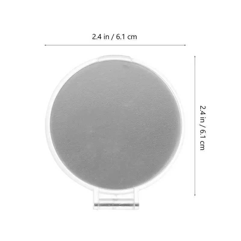 12 foldable makeup mirrors portable mini round makeup mirrors pocket mirrors womens makeup mirrors random colors W240813