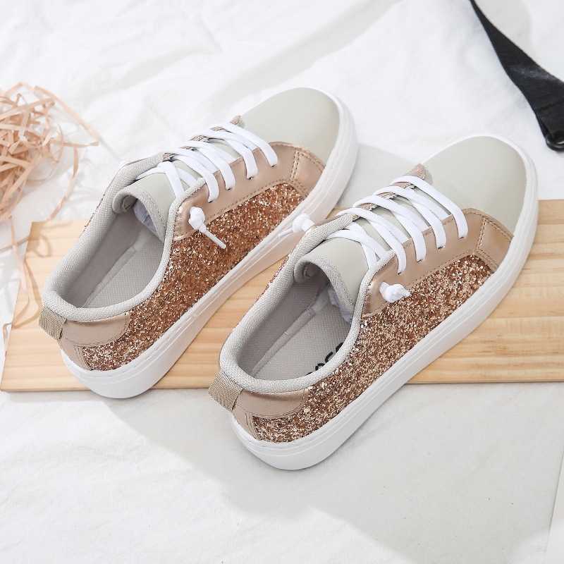Sneakers 2024 Fashion Girls Sports Shoes New Versatile Leather Top Soft Bottom Childrens Casual Shoes Boys and Students Low Top Board Shoes H240805