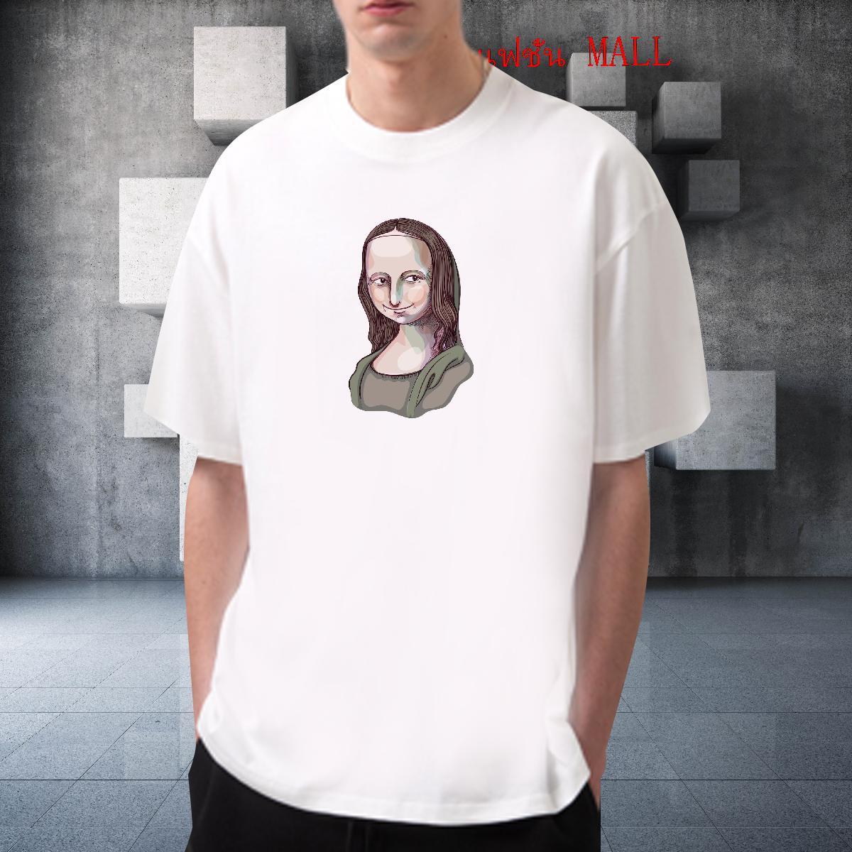 Designer portrait T Shirts Men Daily Outfit Tshirts 230g Cotton Classic O-Neck Short Sleeve Custom Print Oversized Tees Shirts