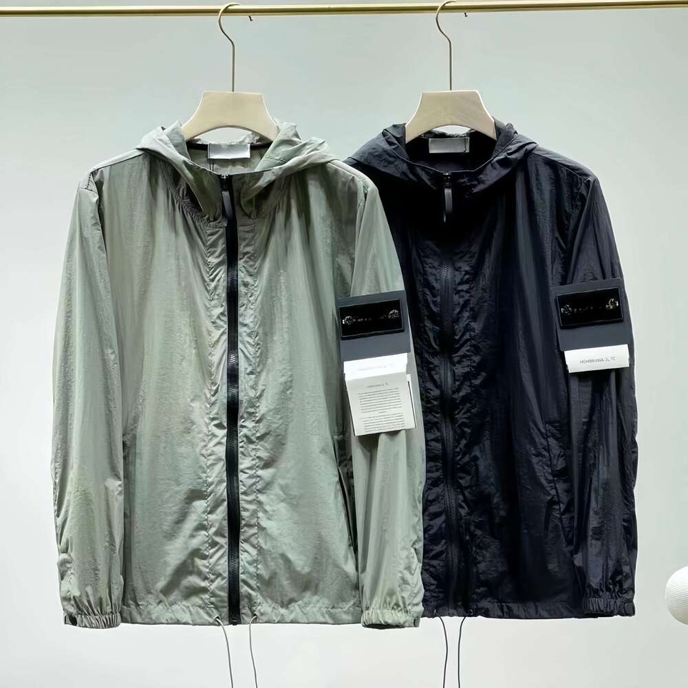 Designer Pocket Jackets Stoney Jacket Long Sleeve Zipper Badges Men Company Casual Coat Windbreaker Embrodiery Mens Shirts Coats2 TCPP 1 b 88