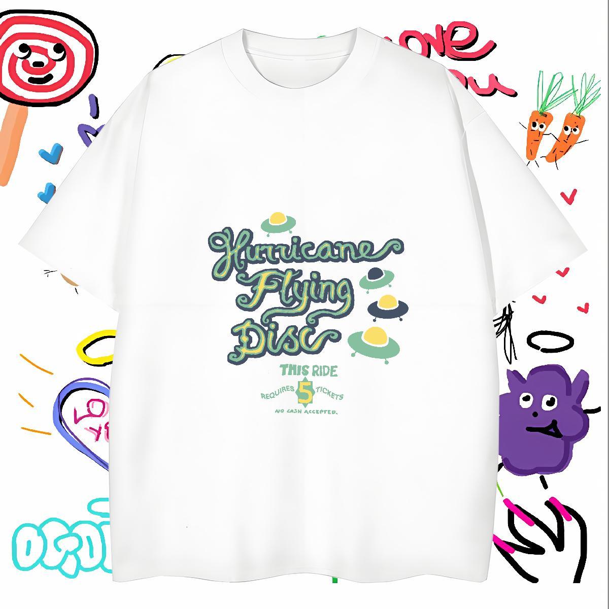 High Quality letter Man T Shirts Sports Casual Men Tops Tees 100% Cotton 230g Fashion Casual Pure Cotton DIY Wear
