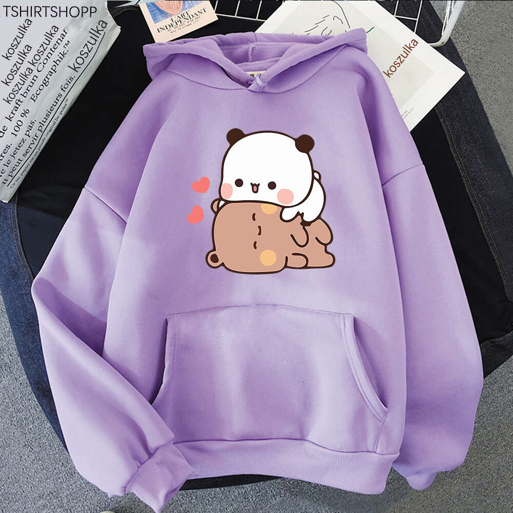 Kawaii Bubu and Dudu Hoodie Women Haruku Funny Graphic Hoodies Autumn Anime Cartoon Casual Hooded Plus Size Sweatshirts s