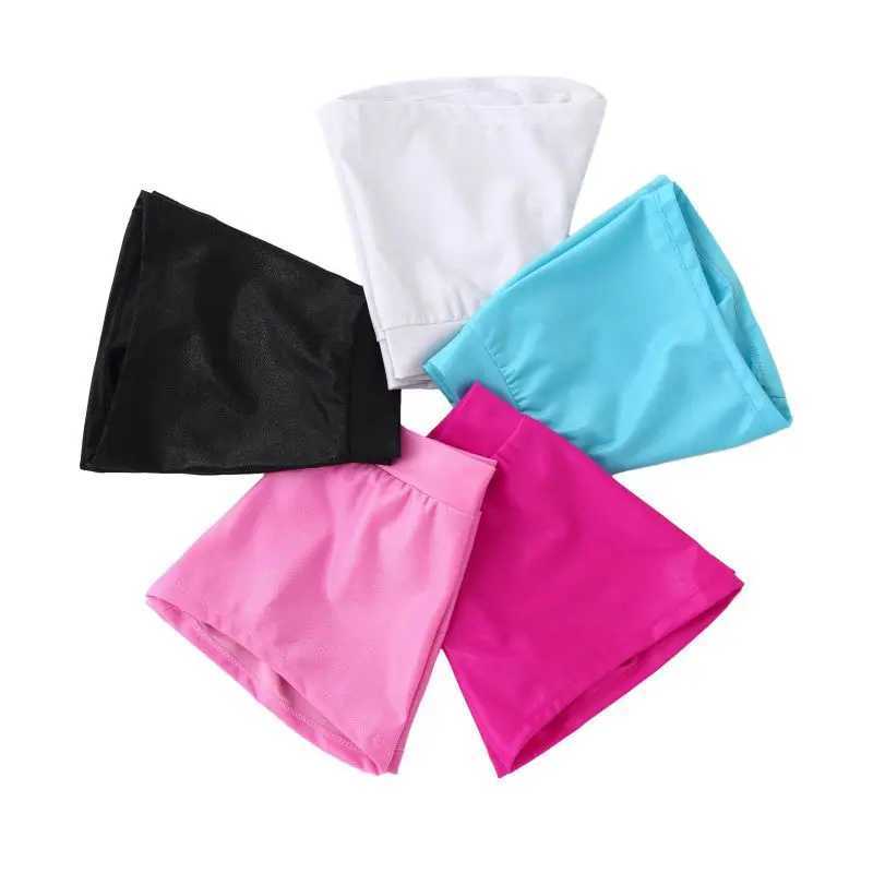 Kid Girls Solid Under Dress Dance Shorts W240813