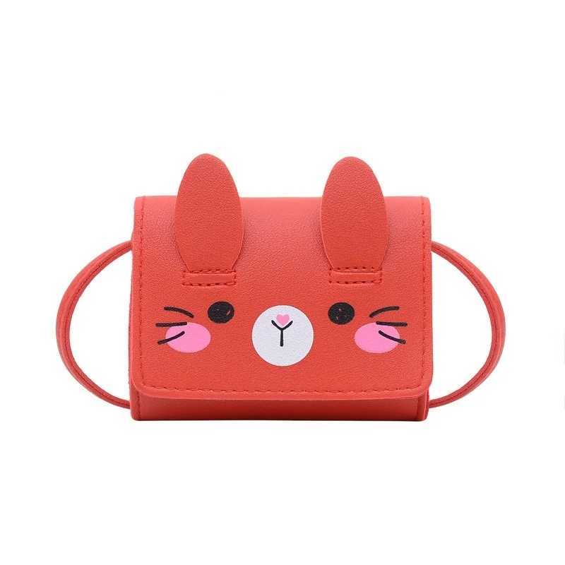 Girls handbag cute animal pattern shoulder bag childrens cartoon mini coin wallet girls handbag little girls handbag W240813