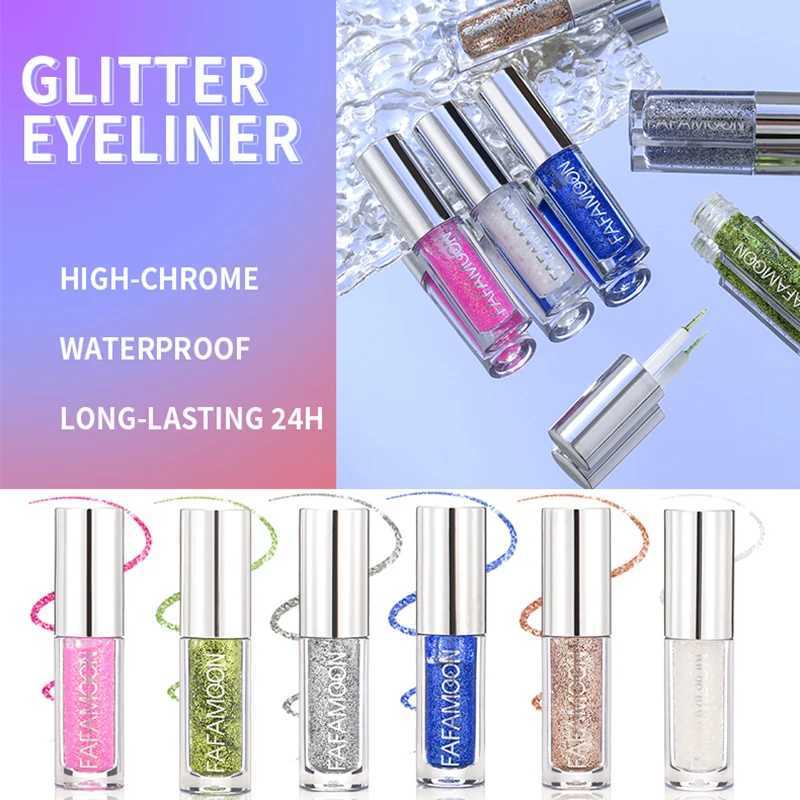 Slim Shiny Eye Liners Eyeshadow Liquid Pencil Pearlescent Silkworm Stick Waterproof Diamond Glitter Sequins Eyeliner Makeup Y240813