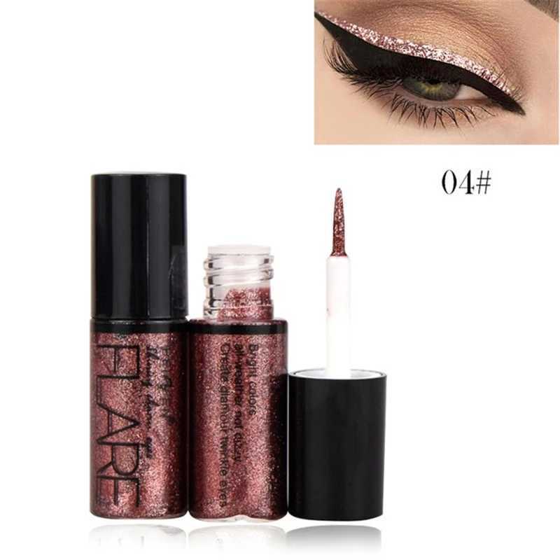 Professional New Shiny Eye Liners Cosmetics for Women Pigment Silver Rose Gold Color Liquid Glitter Eyeliner Cheap Makeup Beauty Y240813