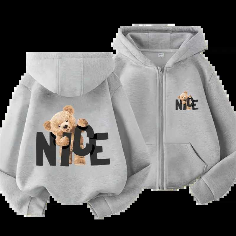 NICE Brand Baby Boy Girl Zipper Hoodie Infant Toddler Spring Jacket Long Sleeve Sweatshirt Solid Autumn Kids Clothes 2 to 12 YY240814
