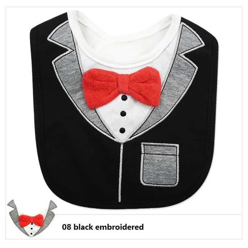 Bibs Burp Cloths 3 Layers Waterproof Baby Bibs Newborn Gentleman Drool Bib 100% Cotton Infant Saliva Towel for Boys and Girls Baby SutffL4812