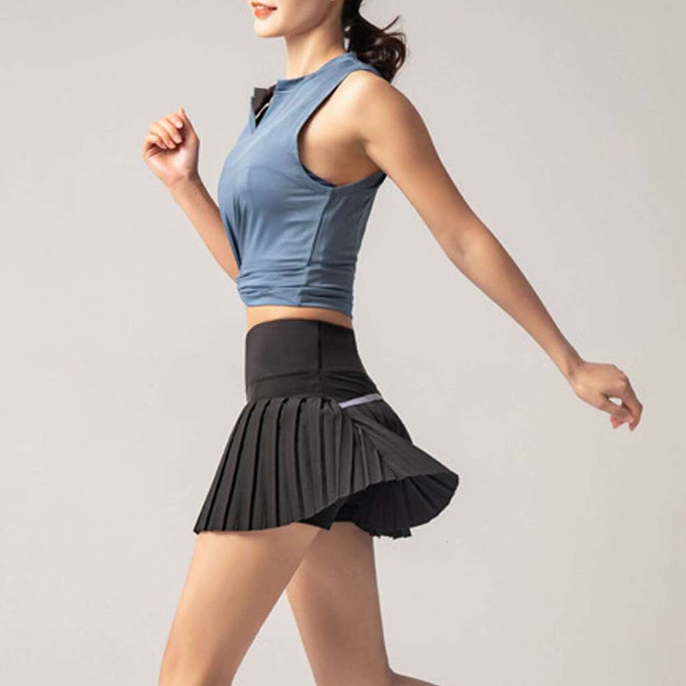 Hide Cloud Women Tennis Skirts Golf Skirt Fiess Shorts High Waist Athletic Running Short Quick Dry Sports Skort Pocket