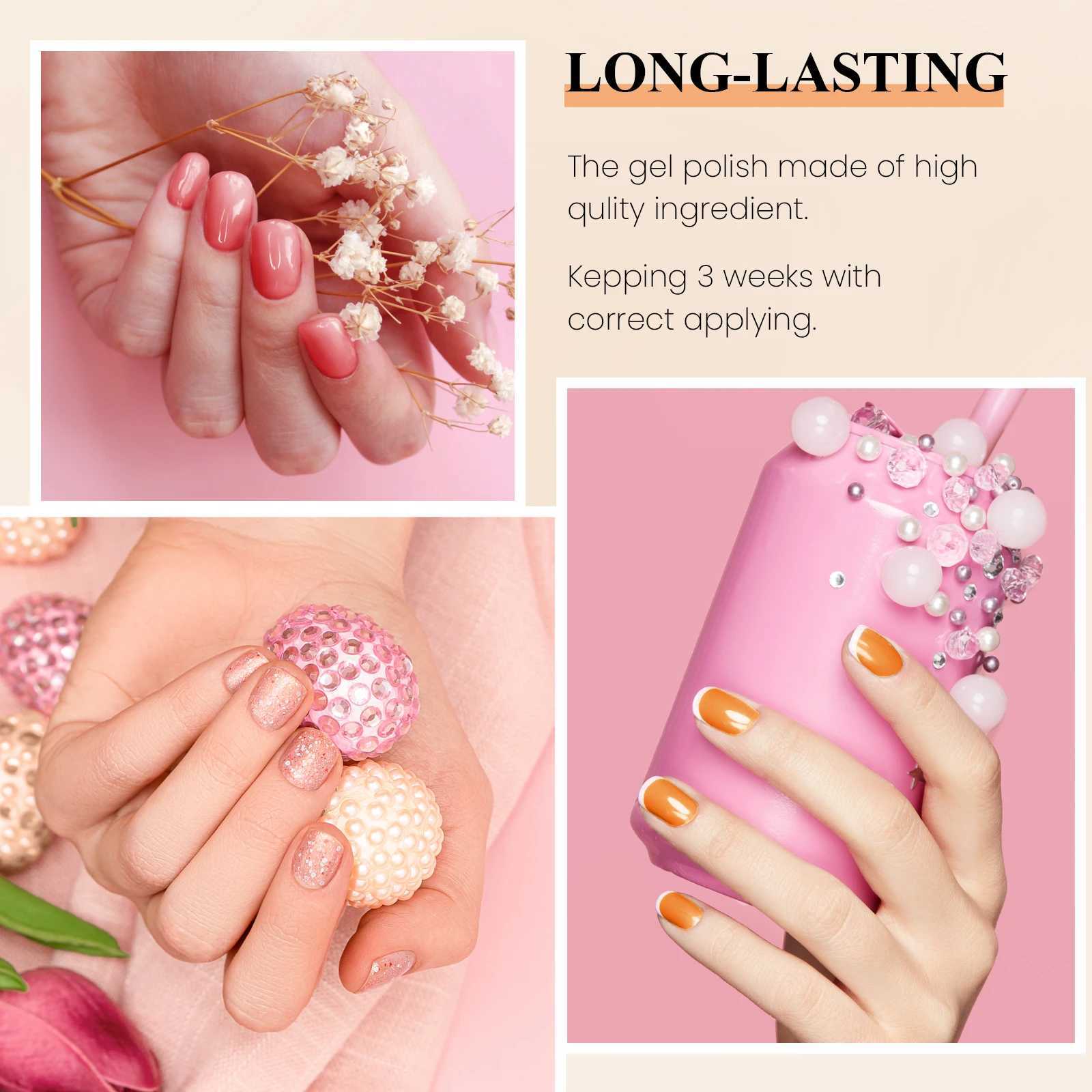PHOENIXY 162 Colors 8ML Gel Nail Polish Hybrid UV Gel Varnish Semi Permanent Nail Art Design Soak Off LED UV Gel Nail VarnishesM240814