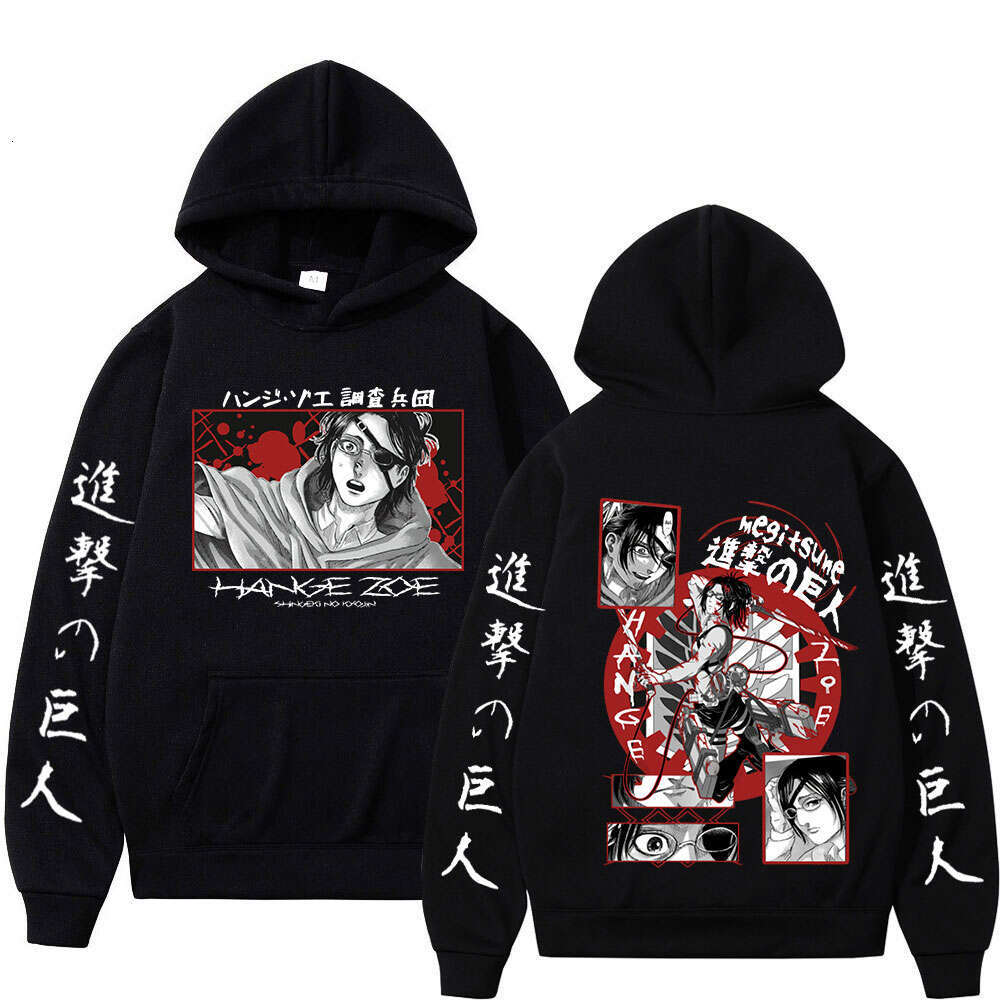 Attack On Titan Anime Hooded Hange Zoe Shingeki Graphic Plus Size Hoodie Men Women Clothes Manga Sweatshirt Haruku Streetwear