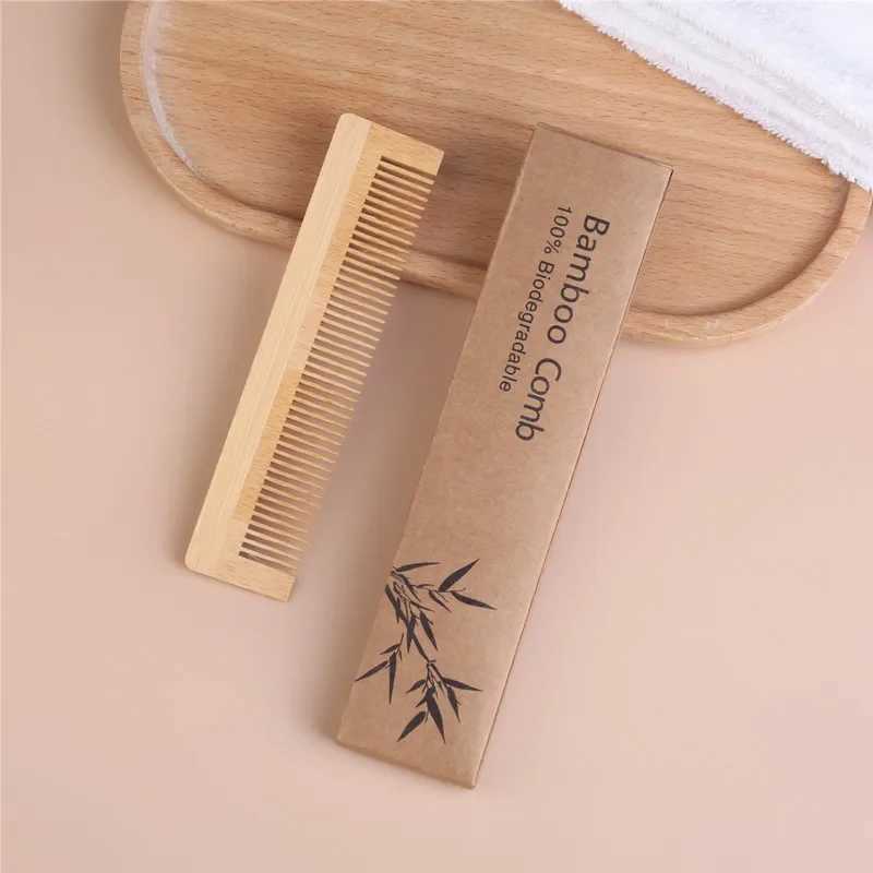 Hair brush wooden comb hotel disposable comb natural anti-static massage comb hair styling tool W240813
