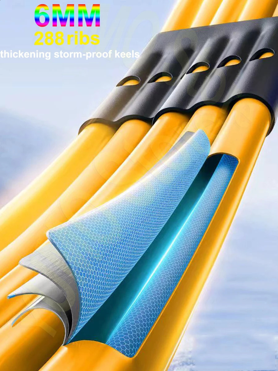 288 bone super windproof umbrella allweather largesized mens automatic business UV protection womens sunshade 240813