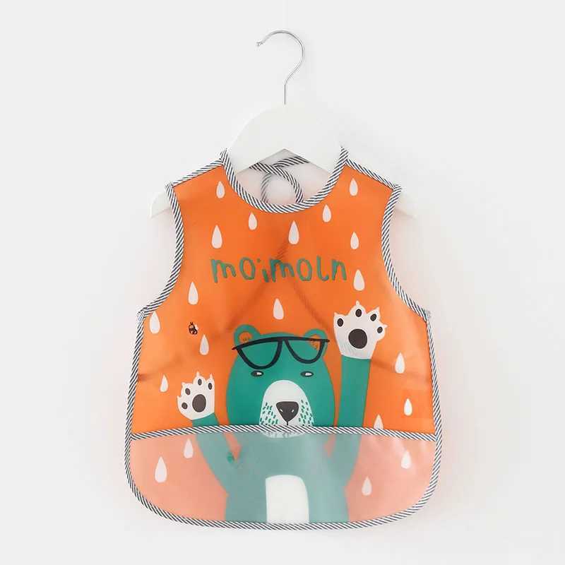 Bibs Burp Cloths Baby Feeding Bib EVA Waterproof Meal Pocket Infant Saliva Towel Kids Boys Girls Apron Smock Rice Feeding Pocket 0-3T bavoir bbL4812