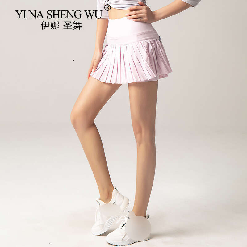 Women Sports Tennis Skirts Fiess Shorts High Waist Athletic Running Quick Dry Sport Skort Pocket Short Skirt New
