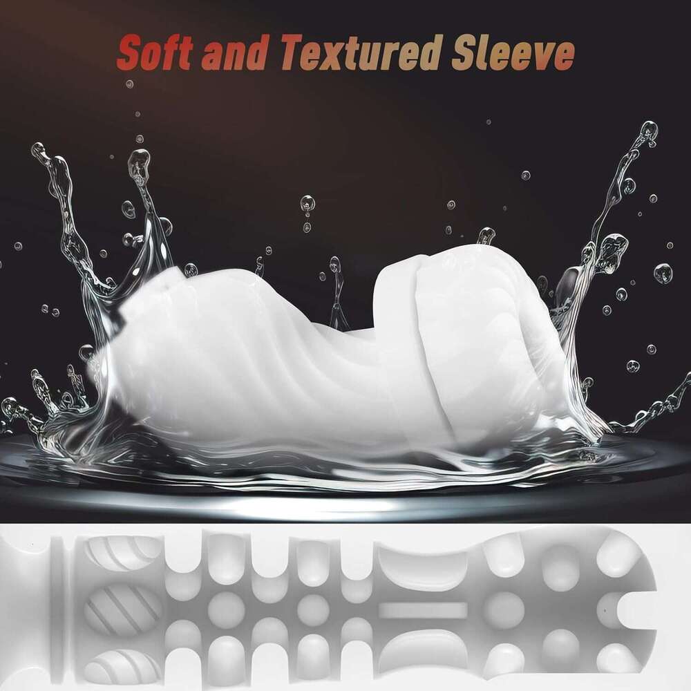 Tracy's Dog automatic male device, adult sex toy, 3 twist and 5 thrust vibration modes, hands-free heated male vibration massager, men's ple