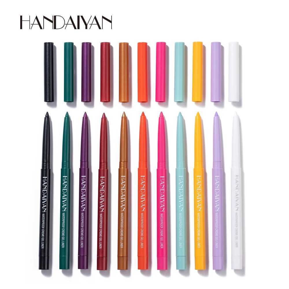 20 color pearlescent matt eyeliner gel pen can rotate eyeliner pen eye shadow Y240813