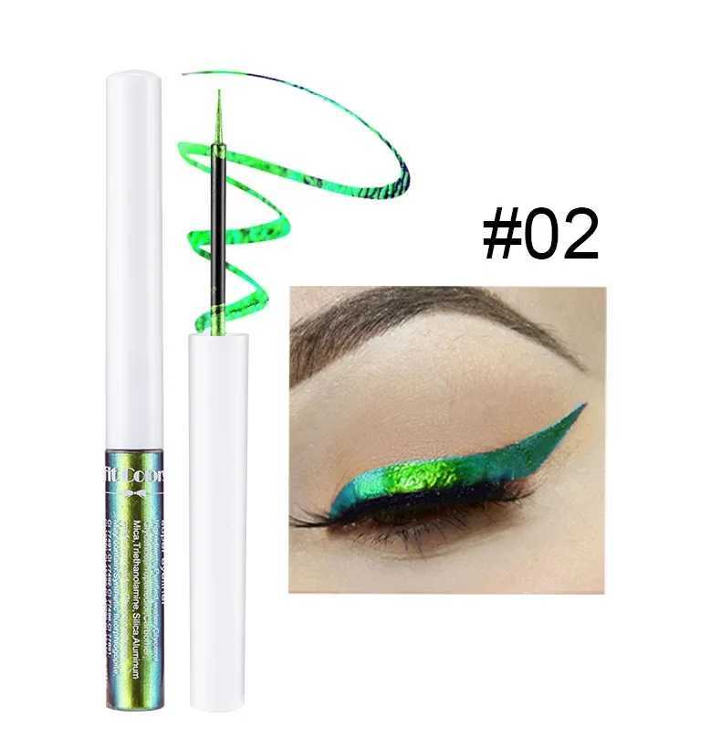 6 Color Chameleon Liquid Eyeliner Waterproof Long Lasting Diamond Glitter Metallic Shiny Eyeshadow Phantom Stage Makeup Cosmetic Y240813