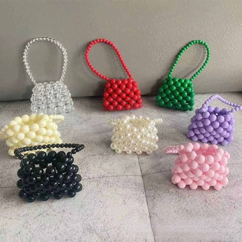 Childrens mini handbag cute little girl pearl coin bag handbag Kawaii childrens party wedding clutch wallet bag gift W240813