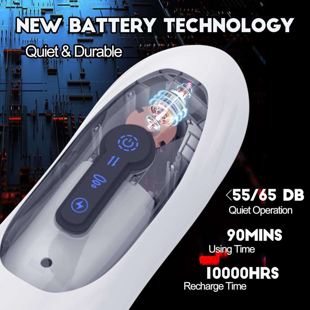 3-in-1 automatic male device with 5 thrust and 4 suction pumps and 7 vibration modes, suction pocket male massager, adult male sex toy (male device - 