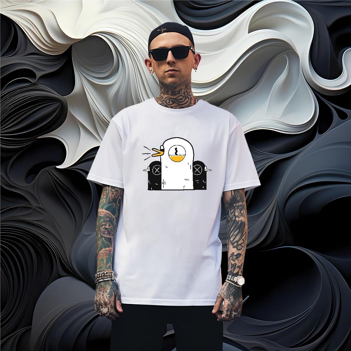 TOP Quality T shirt chicken Breathable Street Customized Print 100% Cotton 230g Men Tshirts Stylist Tees Shirts