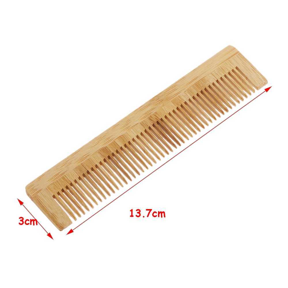 1 high-quality massage wooden comb bamboo hair ventilation brush hair care and beauty spa massage wholesale hair care comb W240813