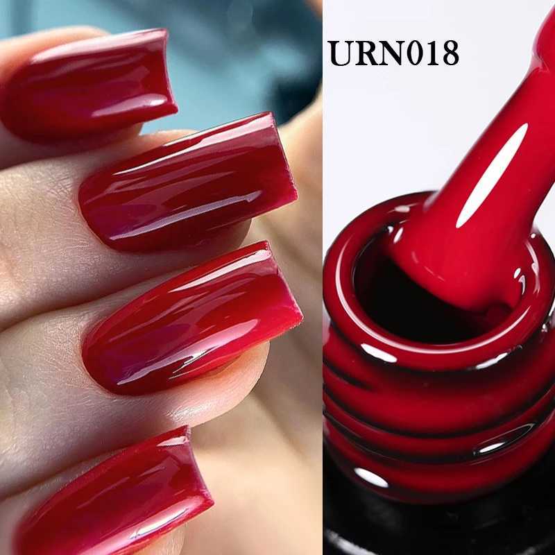 UR SUGAR 7.5ml Gold Glitter Nude Gel Nail Polish Aurora Winter Manicure Semi Permanent Soak Off UV LED Nail Art Gel VarnishM240814
